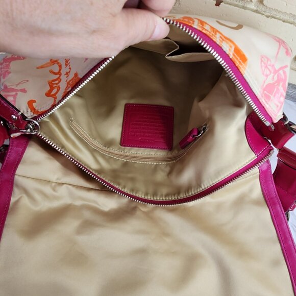 Euc Rare Vintage Coach Horse & Carriage Shoulder Bag Tote Purse - Picture 11 of 12